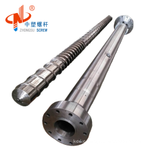 Bimetallic PVC Extruder Screw Barrel/ABS Mini Screw for Plastic Extrusion